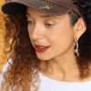 Brown Leather Visor by Siga Tribal