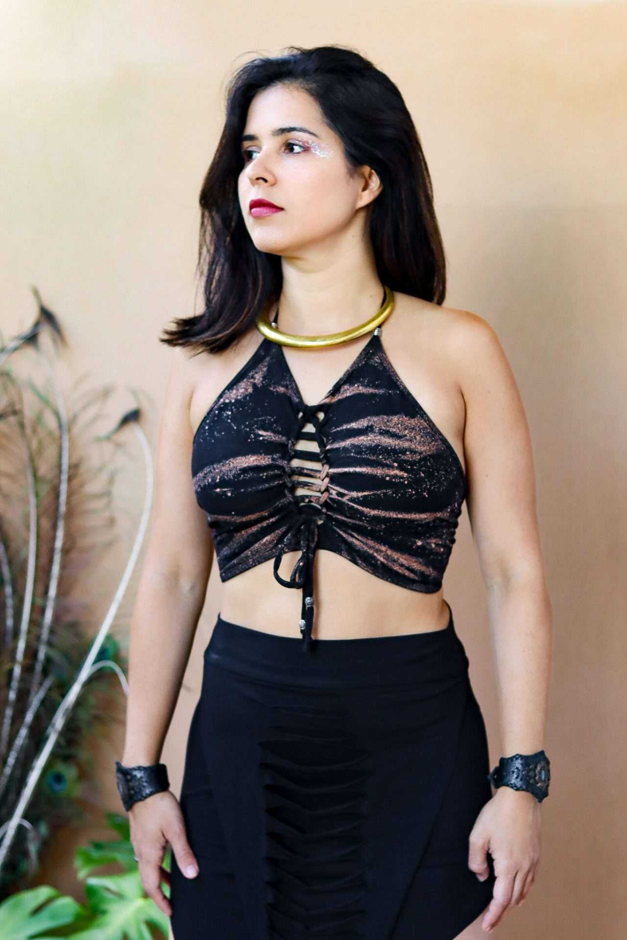 FIRE Crop Top by Siga Tribal