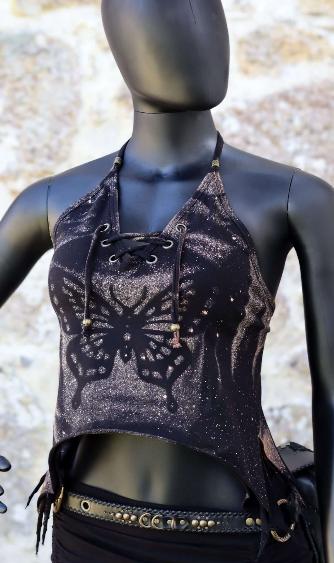 BUTTERFLY Crop Top by Siga Tribal
