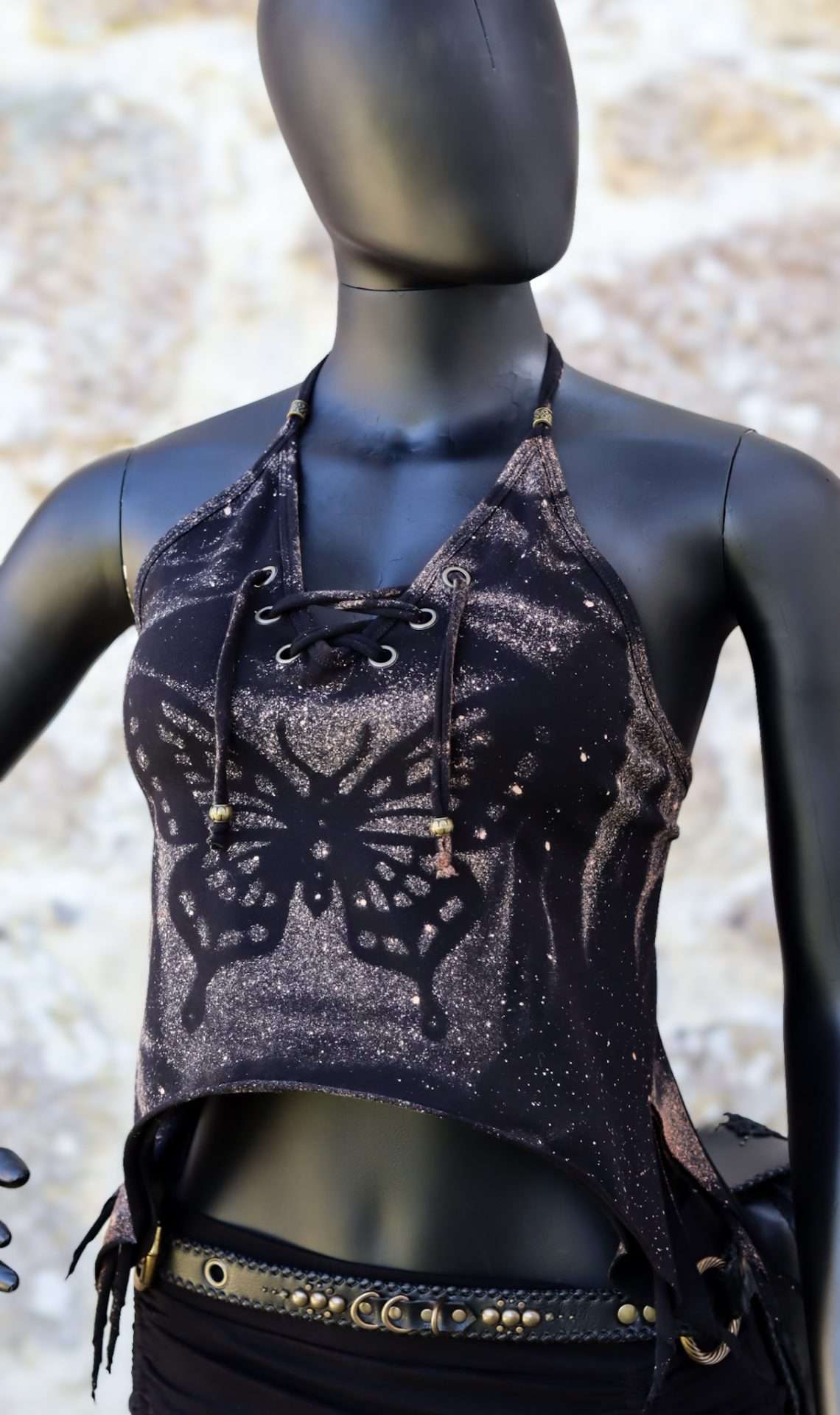 BUTTERFLY Crop Top by Siga Tribal