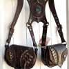 Brown Holster bag by Siga Tribal