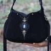 Black Suede Bag by Siga Tribal