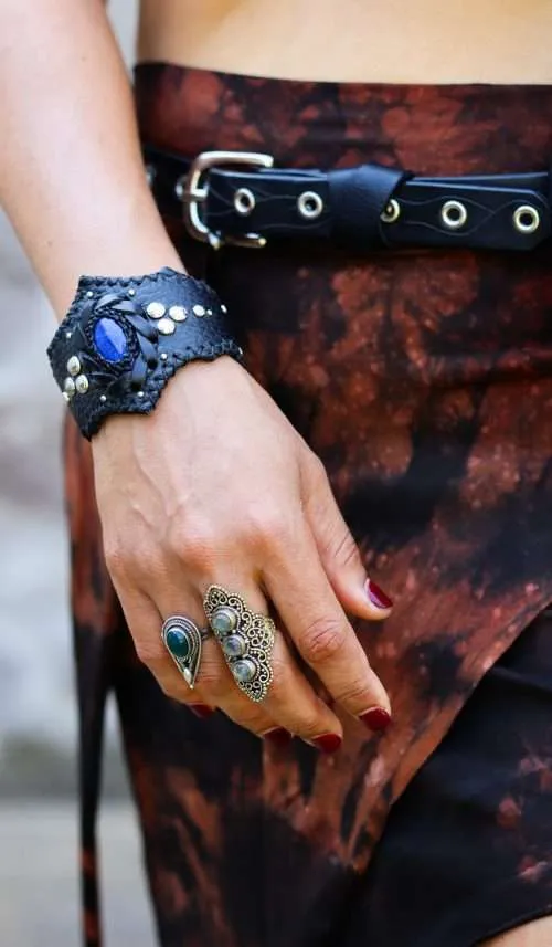 Lapis Lazuli Cuff by Siga Tribal