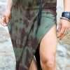 Green Dragon Tail Skirt by Siga Tribal