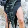 Black Dragon Tail skirt by Siga Tribal