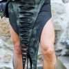 Black Dragon Tail skirt by Siga Tribal