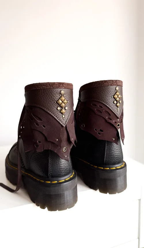 Leather Boots Cuff by Siga Tribal