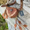 Jaya Belt Bag | Caramel Leather & Labradorite – Made to Order – Siga Tribal
