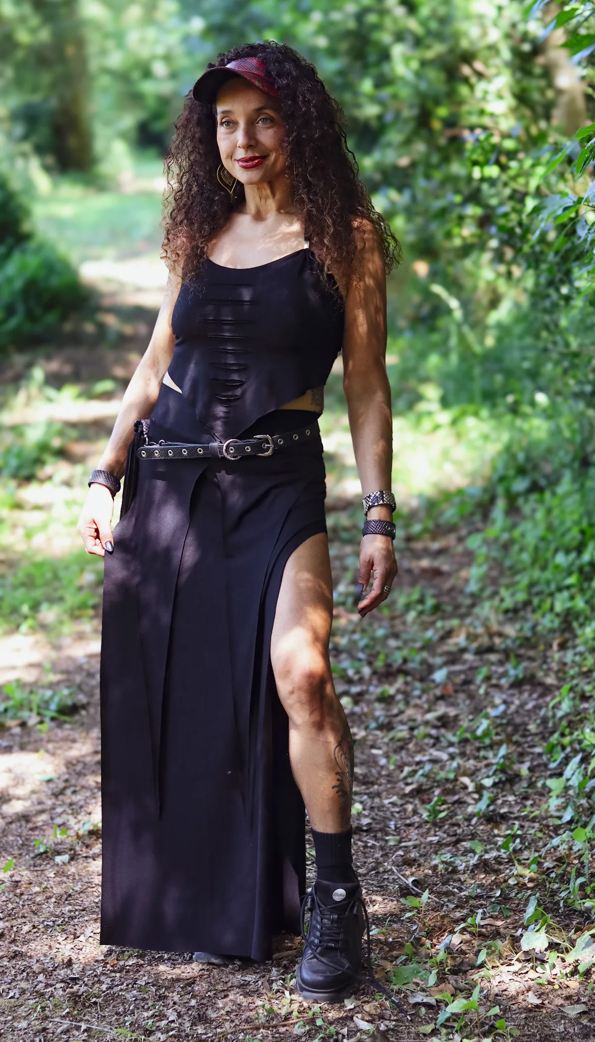 Maxi skirt festival outfit by SIGA TRIBAL
