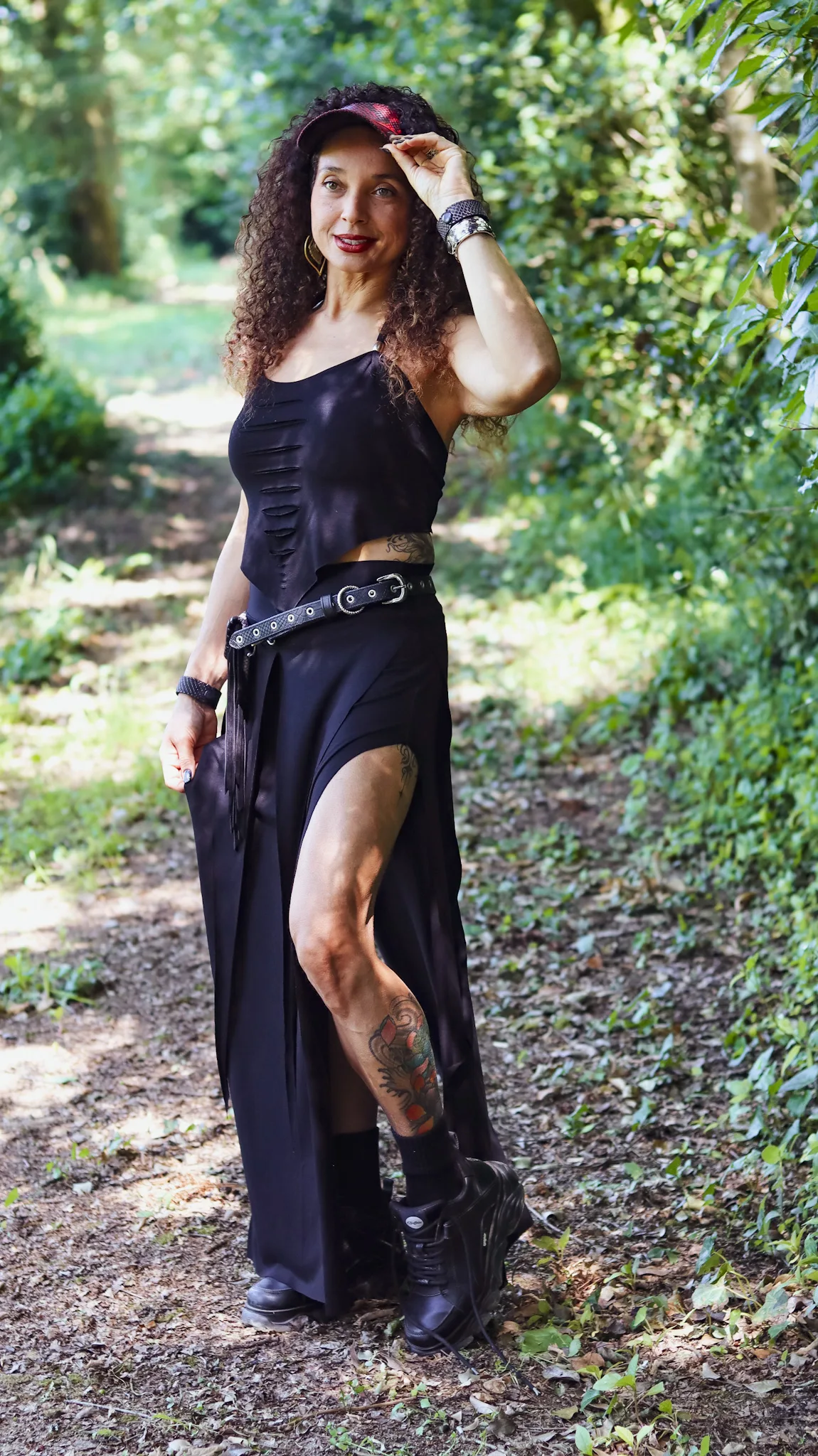 Maxi skirt festival outfit by SIGA TRIBAL