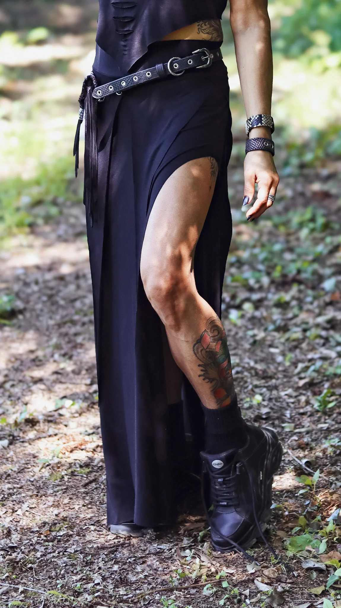 Maxi skirt festival outfit by SIGA TRIBAL