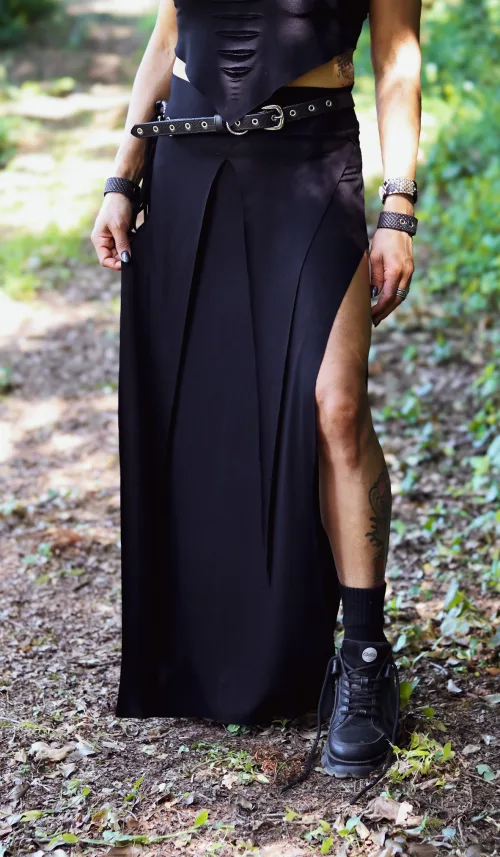Maxi skirt festival outfit by SIGA TRIBAL