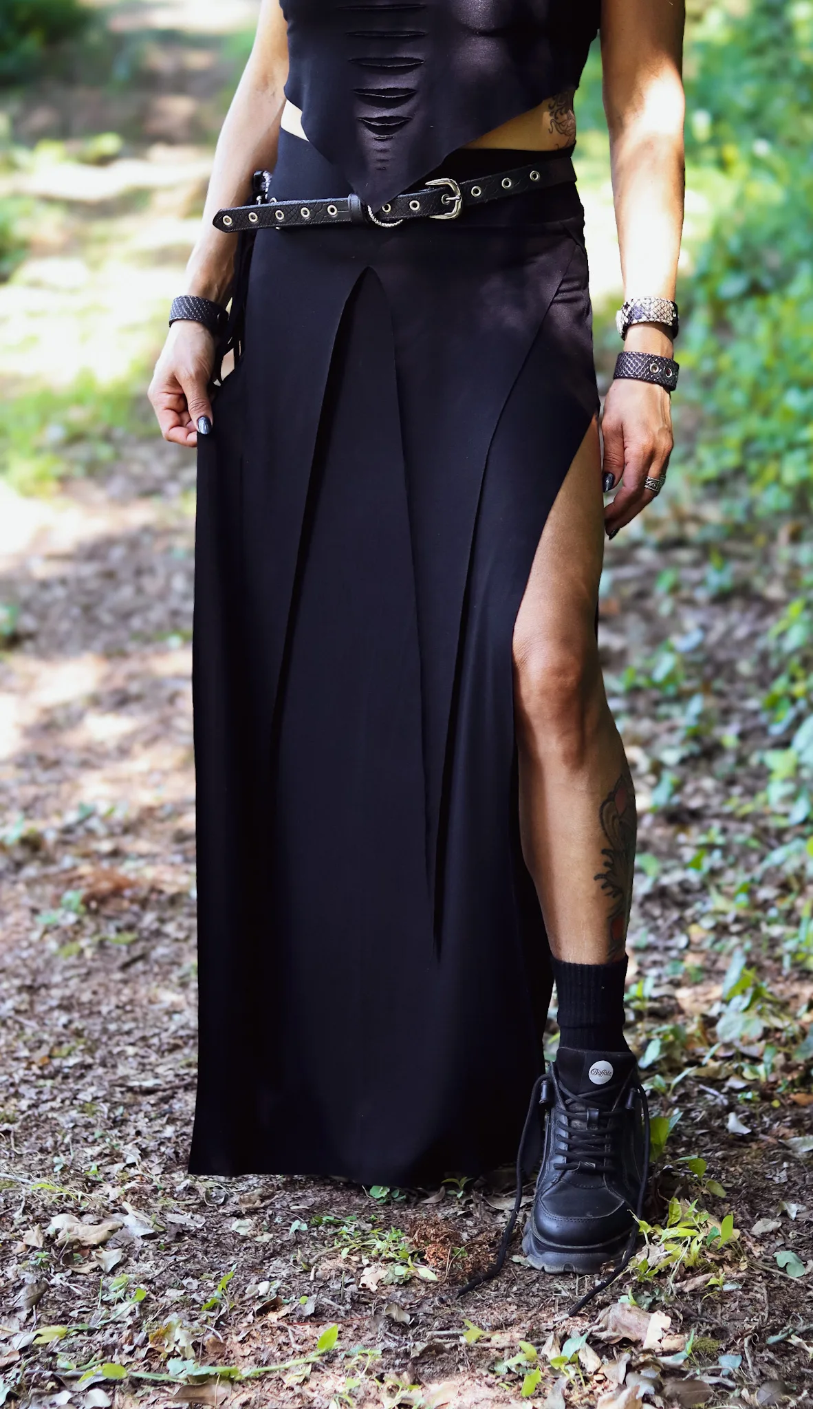Maxi skirt festival outfit by SIGA TRIBAL
