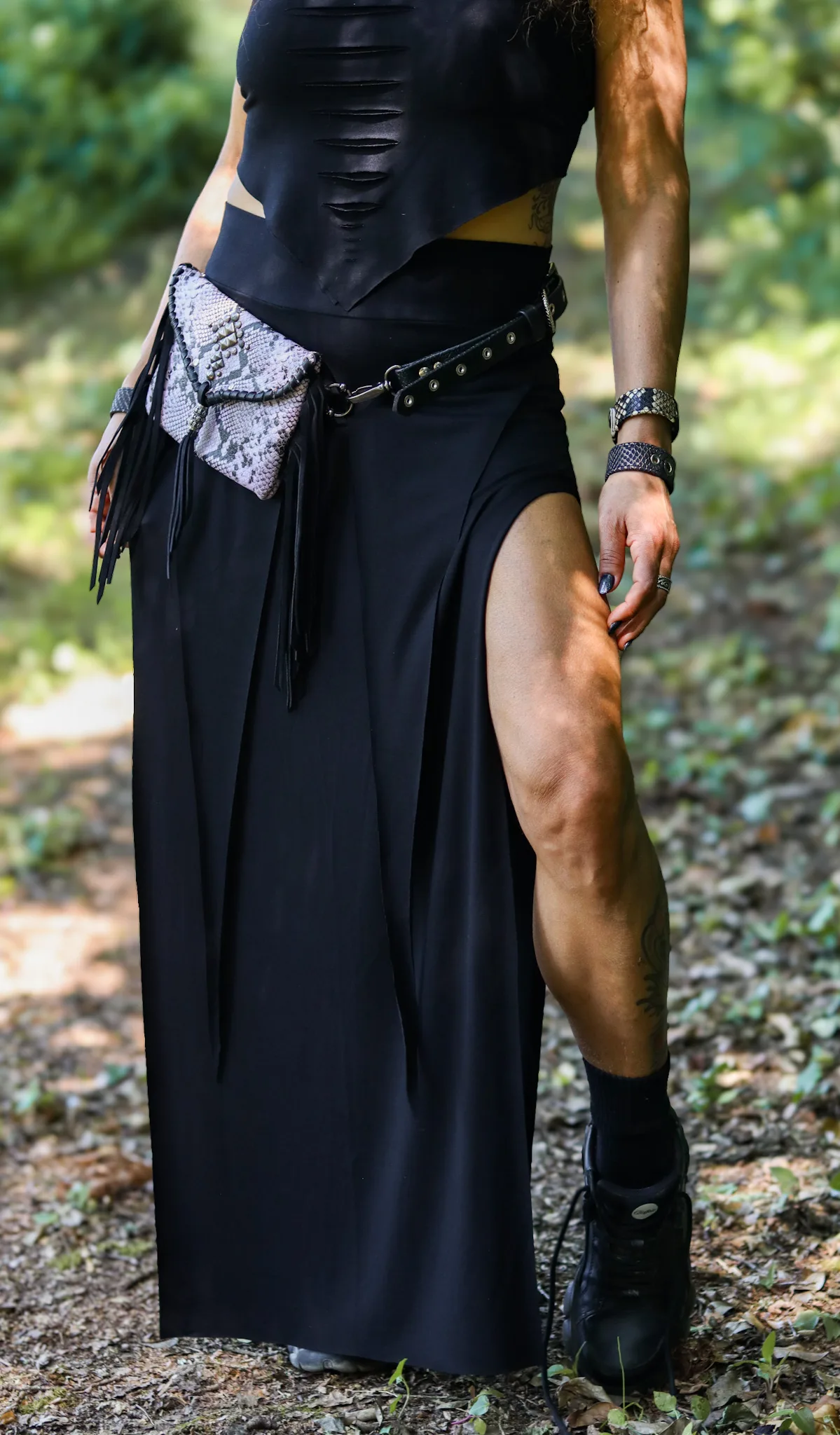 Maxi skirt festival outfit by SIGA TRIBAL