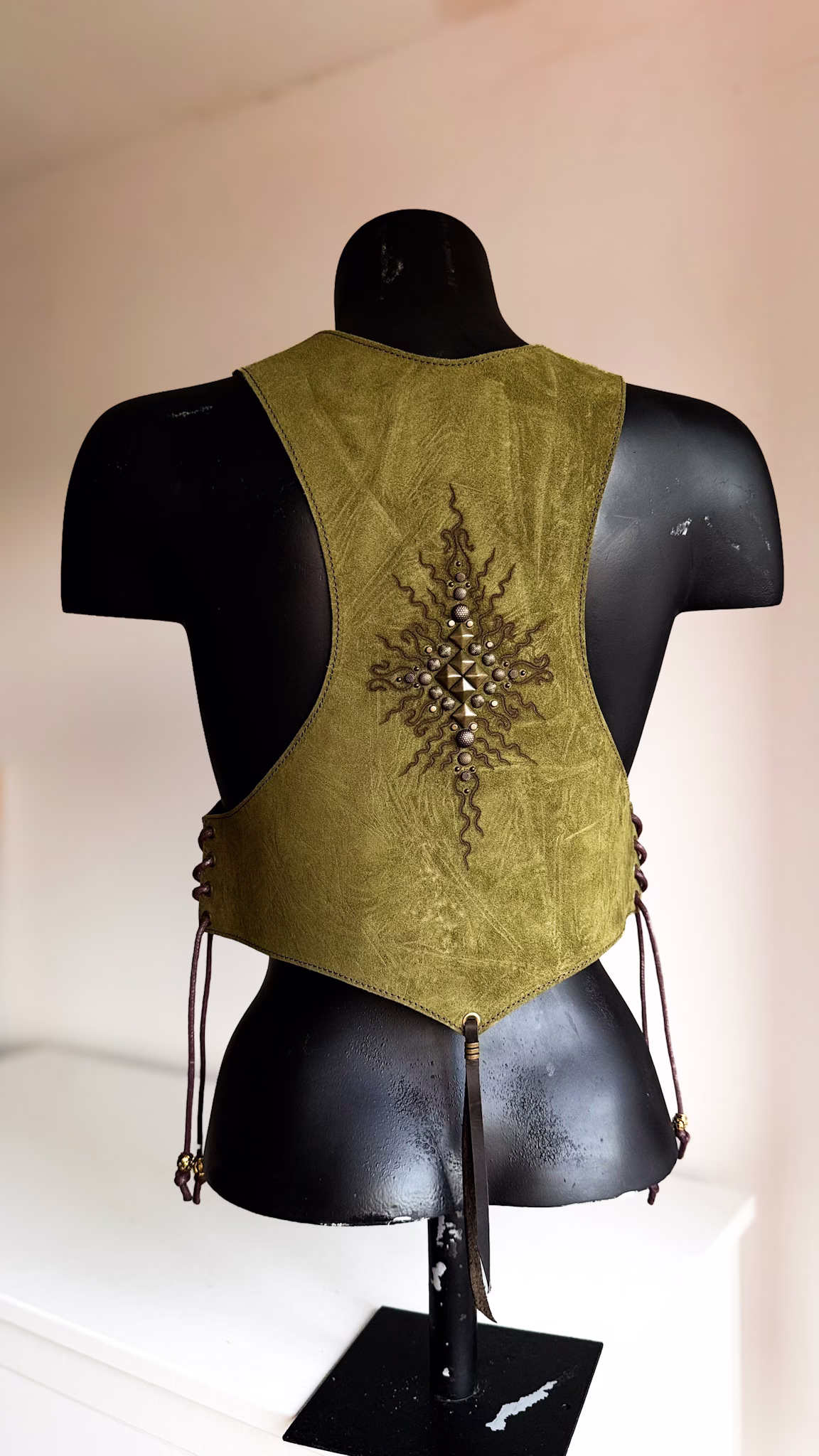 OLIVE Suede Vest - Image 3